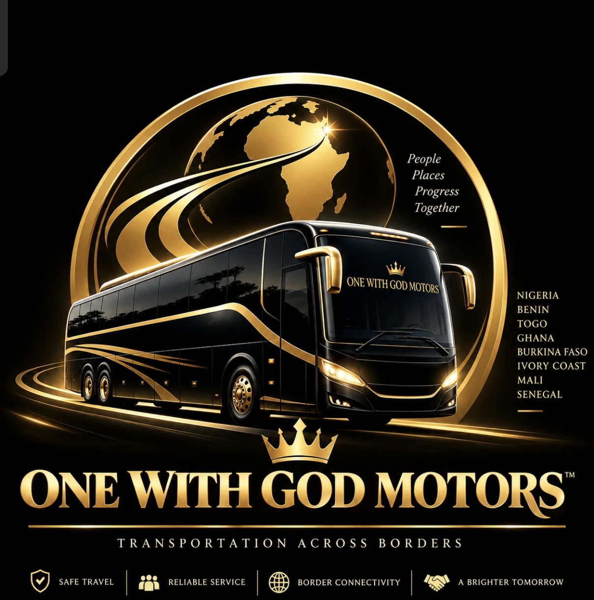 ONE WITH GOD MOTORS Logo